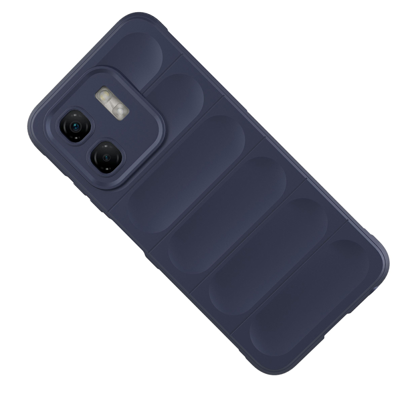 Infinix Smart 9 Case Flexible TPU Hollow Back Surface Design Zore Etnik Silicone Cover - 24