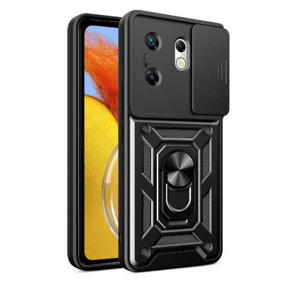 Infinix Zero 30 4G Case Magnetic Stand Camera Protector Zore Sliding Vega Cover - 9