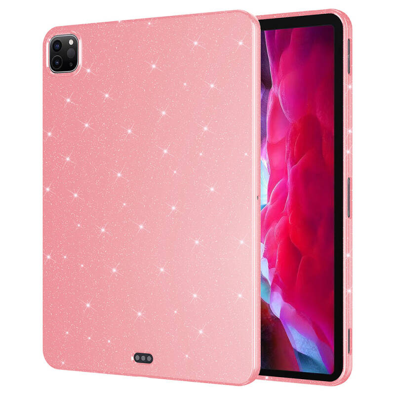 iPad Pro 11 2020 (2nd Generation) Zore Tablet Cotton Glittering Glossy Appearance Case - 3