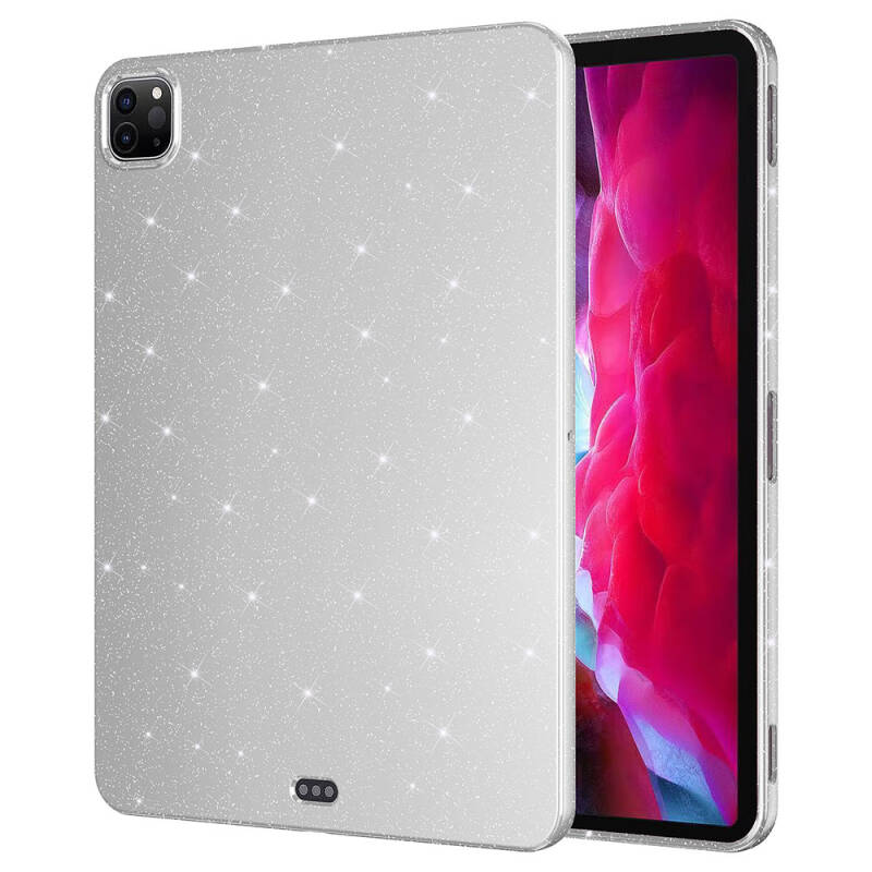 iPad Pro 11 2020 (2nd Generation) Zore Tablet Cotton Glittering Glossy Appearance Case - 4