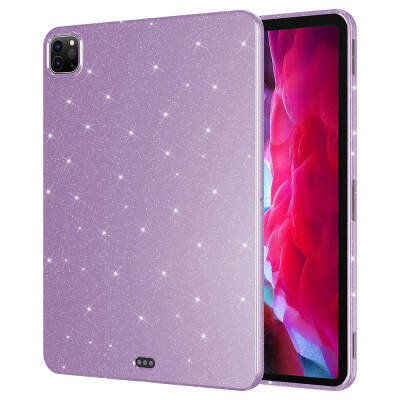 iPad Pro 11 2020 (2nd Generation) Zore Tablet Cotton Glittering Glossy Appearance Case - 5