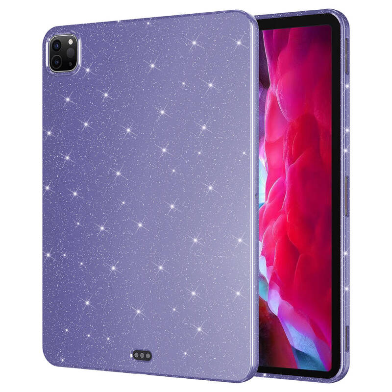 iPad Pro 11 2020 (2nd Generation) Zore Tablet Cotton Glittering Glossy Appearance Case - 7