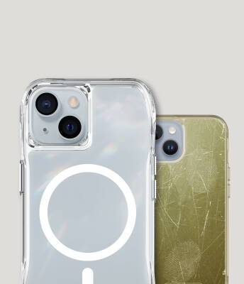 iPhone 15 Cover Magsafe Charging Featured Transparent Airbag Zore İncek Cover - 10