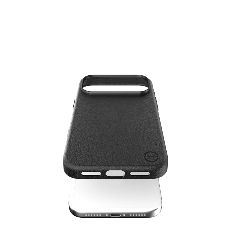 iPhone 17 Pro Kılıf M-Safe Şarj Özellikli Polimerik Deri Raptic Urban Nano Kapak - 17