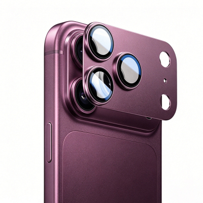 iPhone 18 Pro Max Mohseven Sapphire Alüminyum Safir Kamera Lens Koruyucu - 8