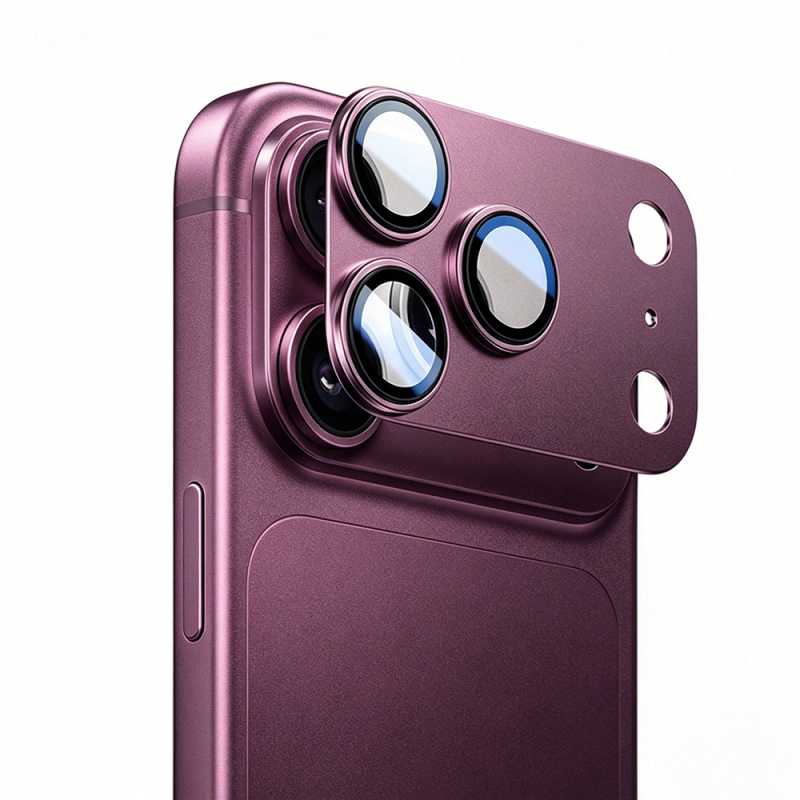 iPhone 18 Pro Mohseven Sapphire Alüminyum Safir Kamera Lens Koruyucu - 7