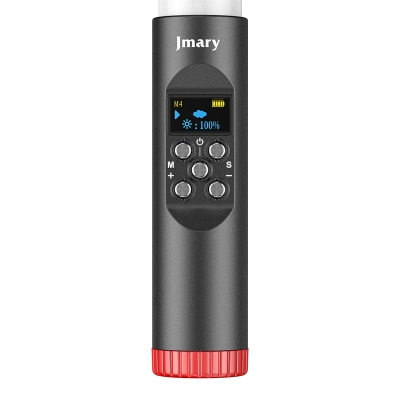 Jmary FM-128RGB OLED Ekran Göstergeli RGB Led Işıklı Su Geçirmez Aydınlatma Çubuğu - 8