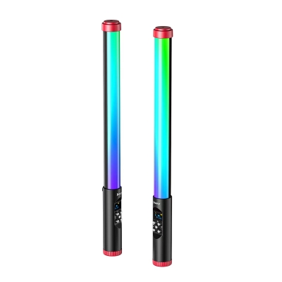 Jmary FM-128RGB OLED Ekran Göstergeli RGB Led Işıklı Su Geçirmez Aydınlatma Çubuğu - 9
