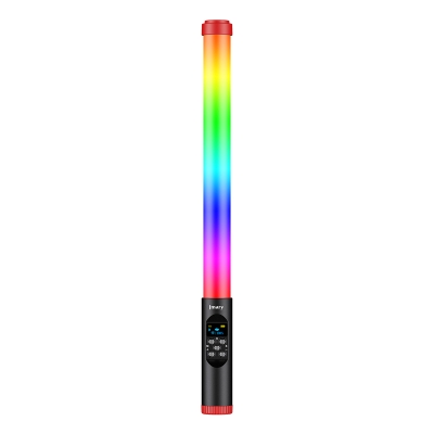 Jmary FM-128RGB OLED Ekran Göstergeli RGB Led Işıklı Su Geçirmez Aydınlatma Çubuğu - 13