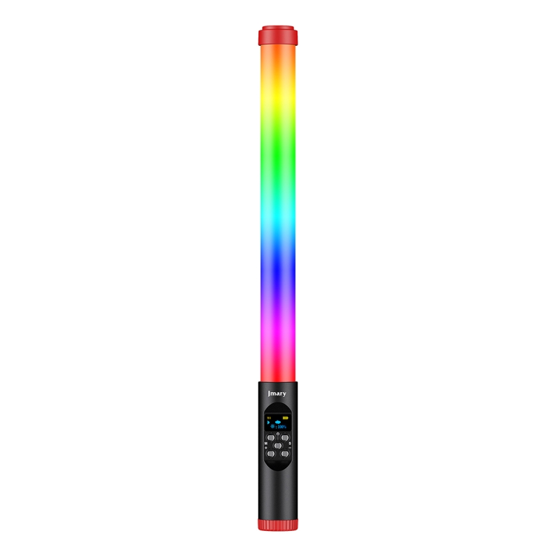 Jmary FM-128RGB OLED Ekran Göstergeli RGB Led Işıklı Su Geçirmez Aydınlatma Çubuğu - 13