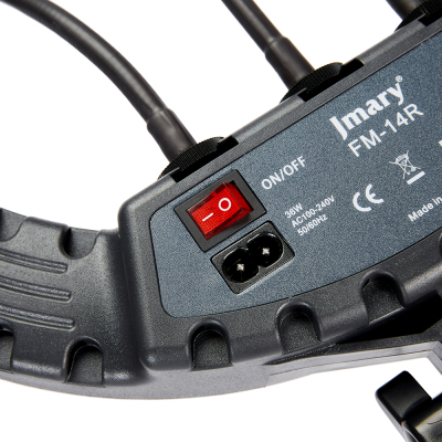Jmary FM-14R Kumandalı 34cm Işıklı Telefon Tutucu Ring Light - 15