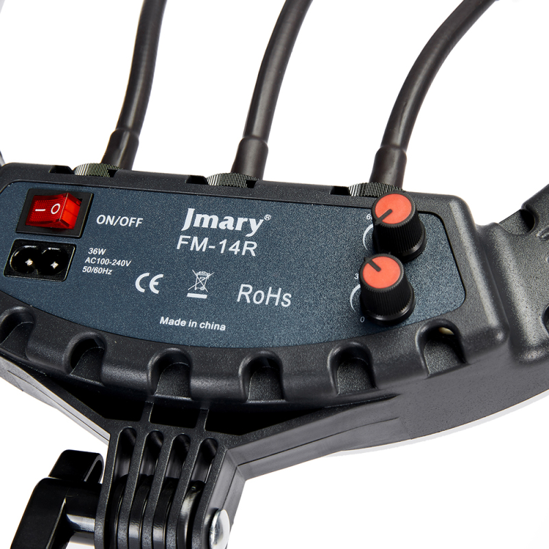 Jmary FM-14R Kumandalı 34cm Işıklı Telefon Tutucu Ring Light - 16