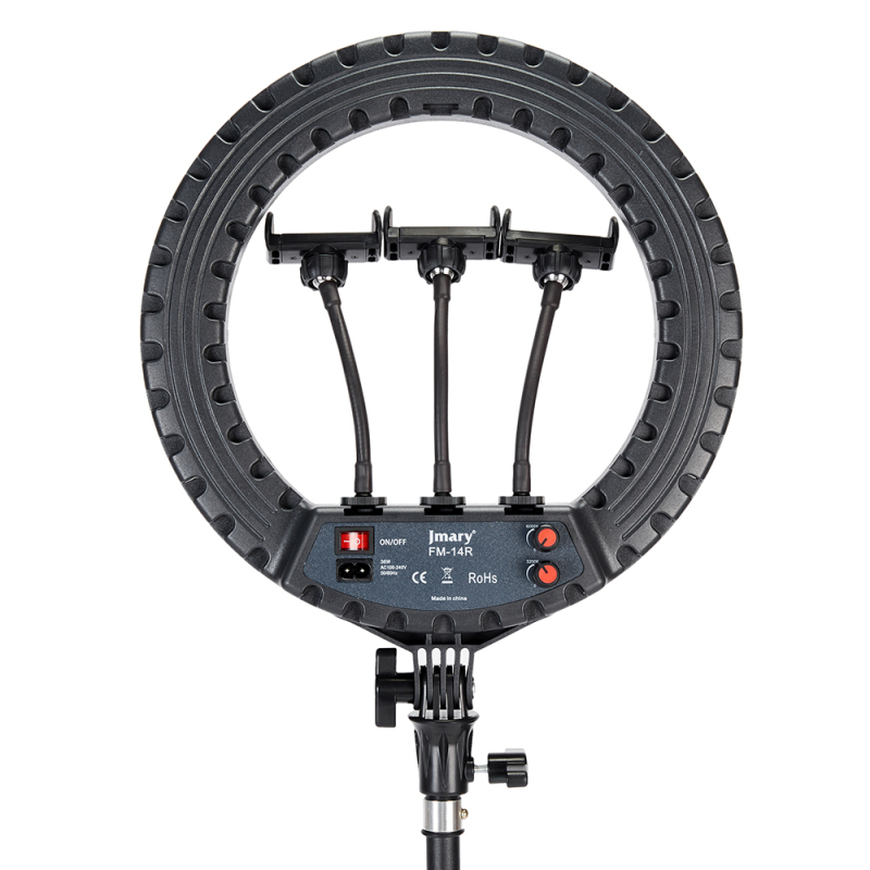 Jmary FM-14R Remote Control 34cm Lighted Phone Holder Ring Light - 21