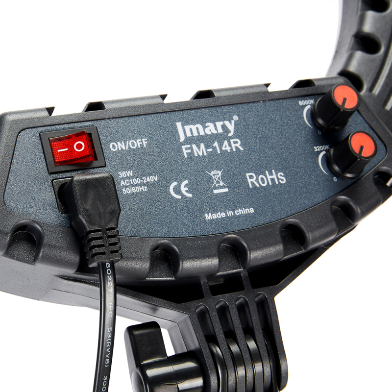 Jmary FM-14R Remote Control 34cm Lighted Phone Holder Ring Light - 25