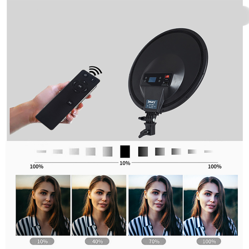 Jmary FM-15RS Kumandalı Işıklı Telefon Tutucu Ring Light - 7