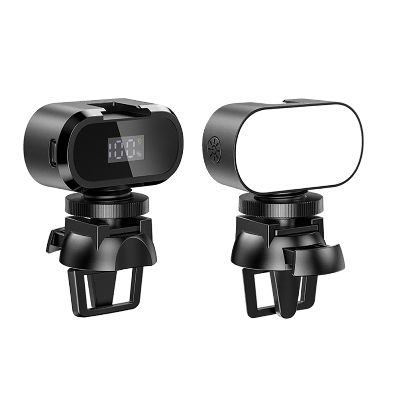 Jmary FM-16RGB Mandallı Dijital LED Göstergeli Telefon-Kamera Üstü RGB Lamba 750mAh - 2