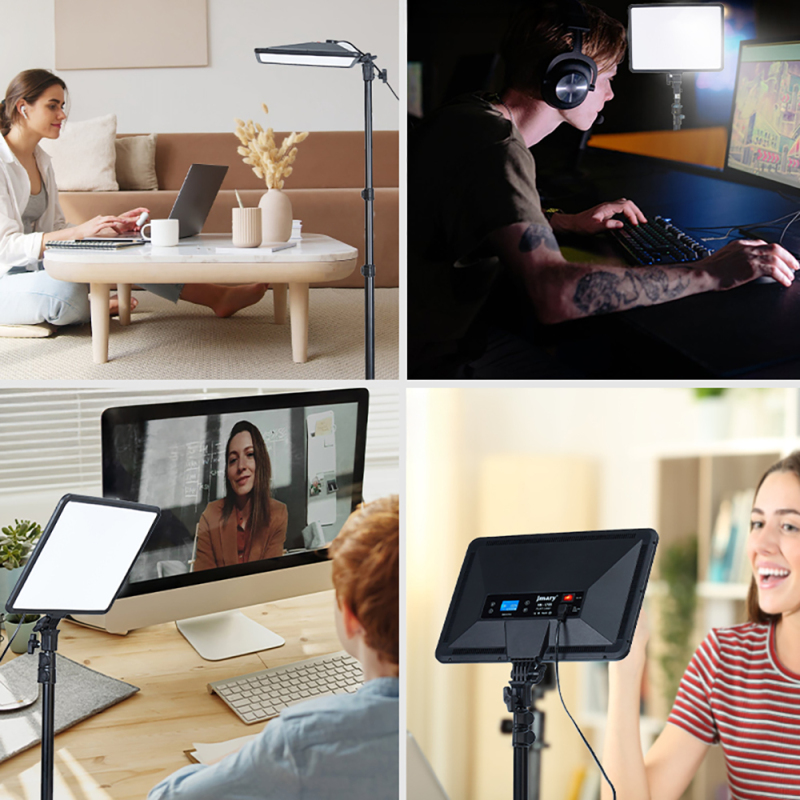 Jmary FM-17RS 17 inch LED Panel Video Light with Remote Control Digital Display - 3