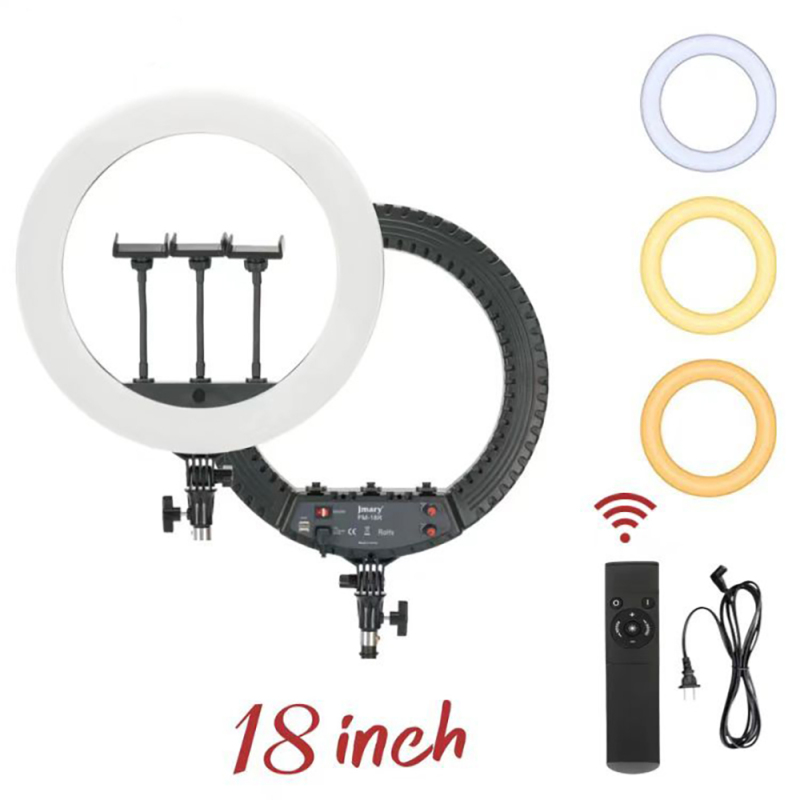 Jmary FM-18R Remote Control 43cm Lighted Phone Holder Ring Light - 8