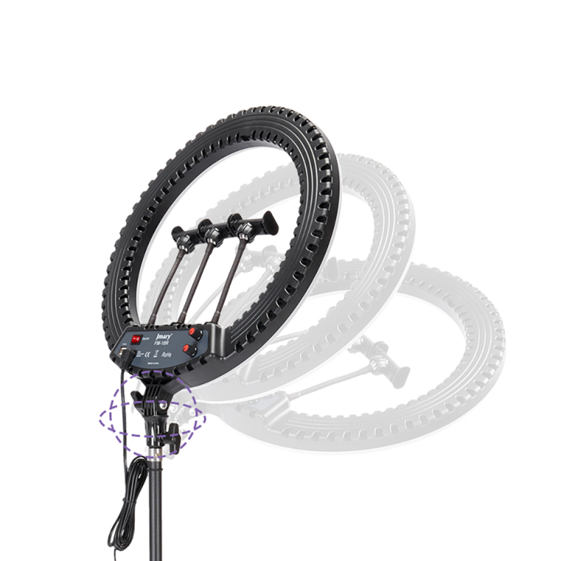 Jmary FM-18R Uzaktan Kumandalı 43cm Işıklı Telefon Tutucu Ring Light - 5