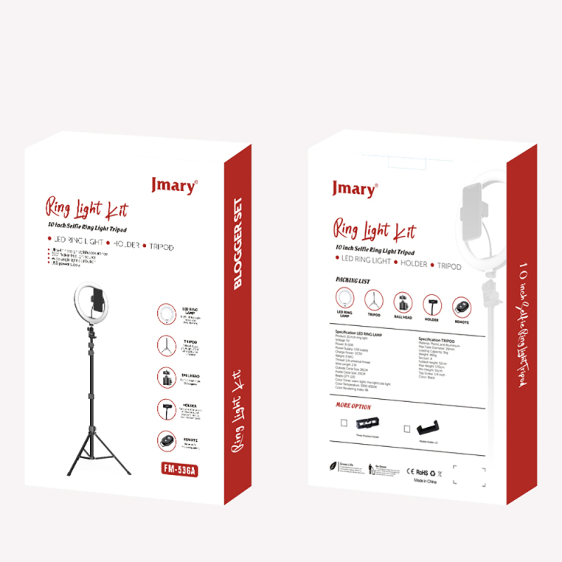 Jmary FM-536A Bluetooth Kumandalı Tripod Telefon Tutucu Ring Light - 9