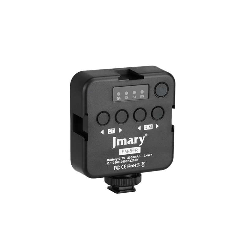 Jmary FM-59R Telefon-Kamera Üstü Pilli Aydınlatma Işığı - 4