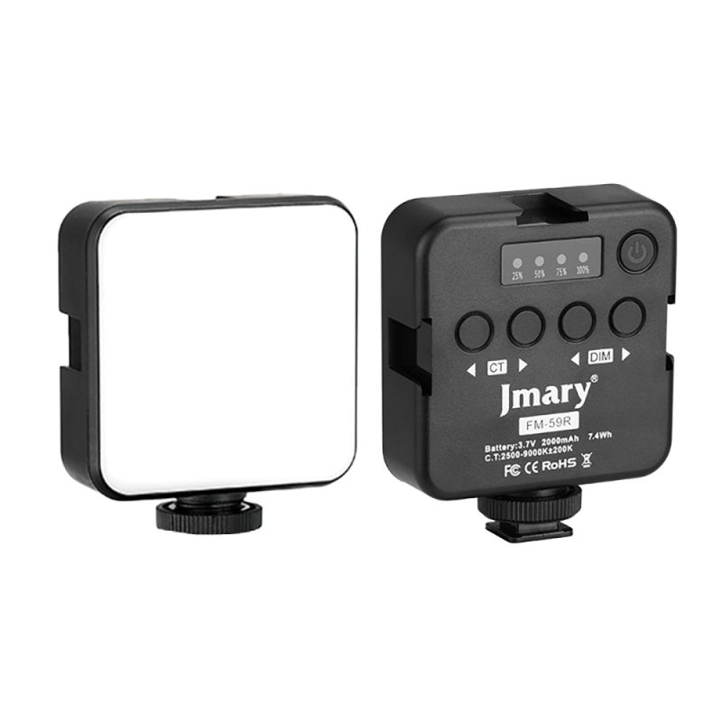 Jmary FM-59R Telefon-Kamera Üstü Pilli Aydınlatma Işığı - 2