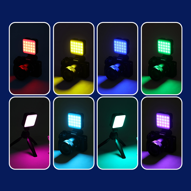 Jmary FM-69RGB RGB Led Telefon-Kamera Üstü Pilli Aydınlatma Işığı - 3
