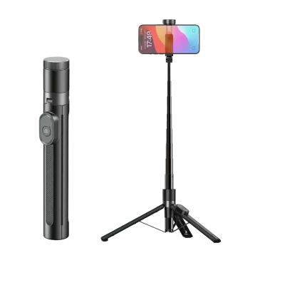 Jmary KT-209 180 Degree Rotating Wireless Remote Controlled Tripod and Selfie Stick - 1