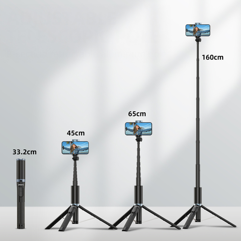 Jmary KT-259 360 Derece Dönebilen Kablosuz Kumandalı Tripod ve Selfie Çubuğu - 5