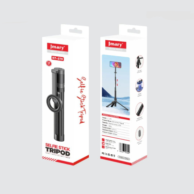 Jmary KT-279 Magnetik Kablosuz Kumandalı Tripod ve Selfie Çubuğu - 3