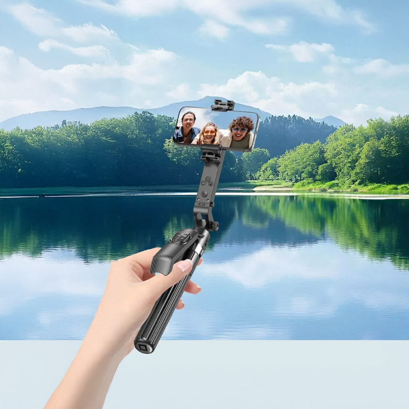 Jmary KT-299 360 Derece Dönebilen Kablosuz Kumandalı Tripod ve Selfie Çubuğu - 4