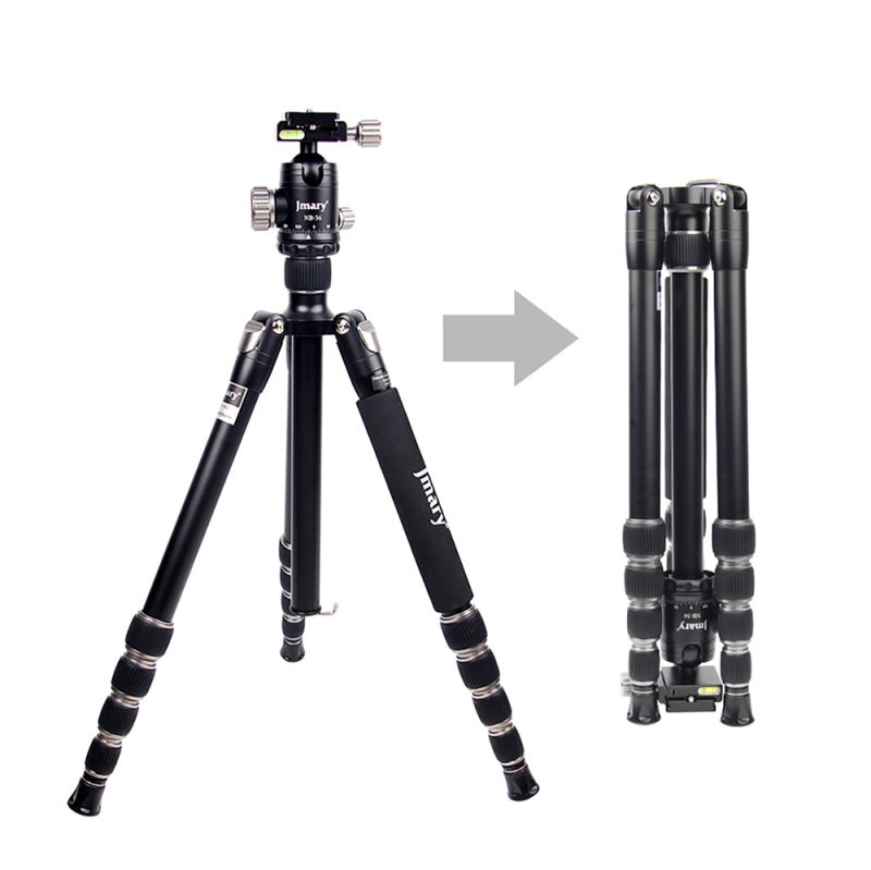 Jmary KT255+NB36 360 Derece Dönebilen Değiştirilebilir Başlıklı Tripod - 8