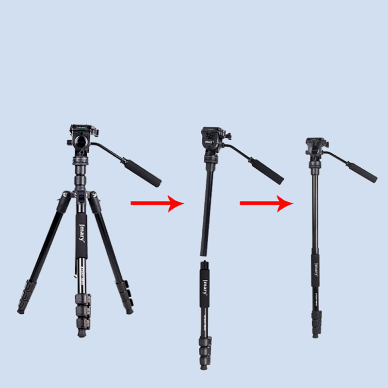 Jmary KT285+NB50 Ayarlanabilir Başlıklı Tripod - 4