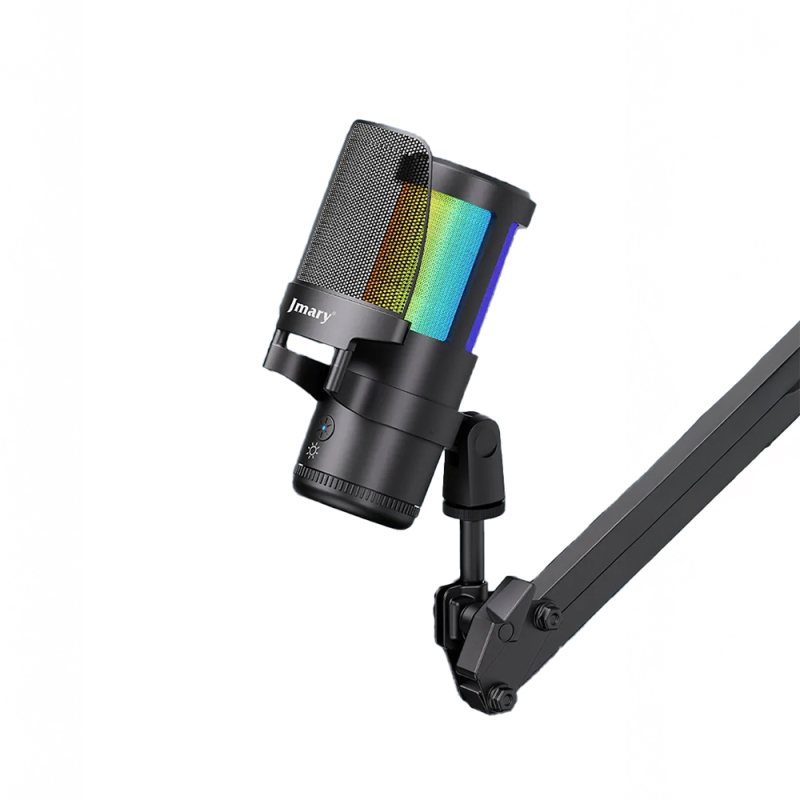 Jmary MC-PW13 Ayrılabilen Pop Filtreli Gürültü Önleyici 360° Dönebilen Tak Çalıştır USB Mikrofon - 1