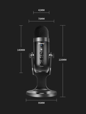 Jmary MC-PW8 Gürültü Önleyici Anti-Şok Teknoloji Tak Çalıştır Ekolu Stüdyo Mikrofon - 9