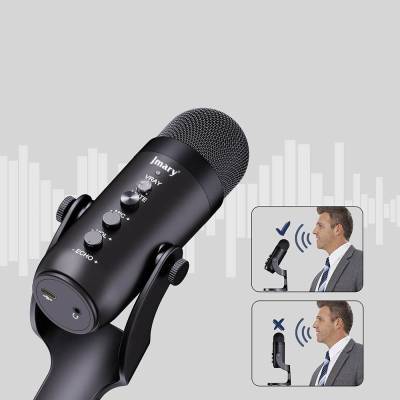 Jmary MC-PW8 Gürültü Önleyici Anti-Şok Teknoloji Tak Çalıştır Ekolu Stüdyo Mikrofon - 7