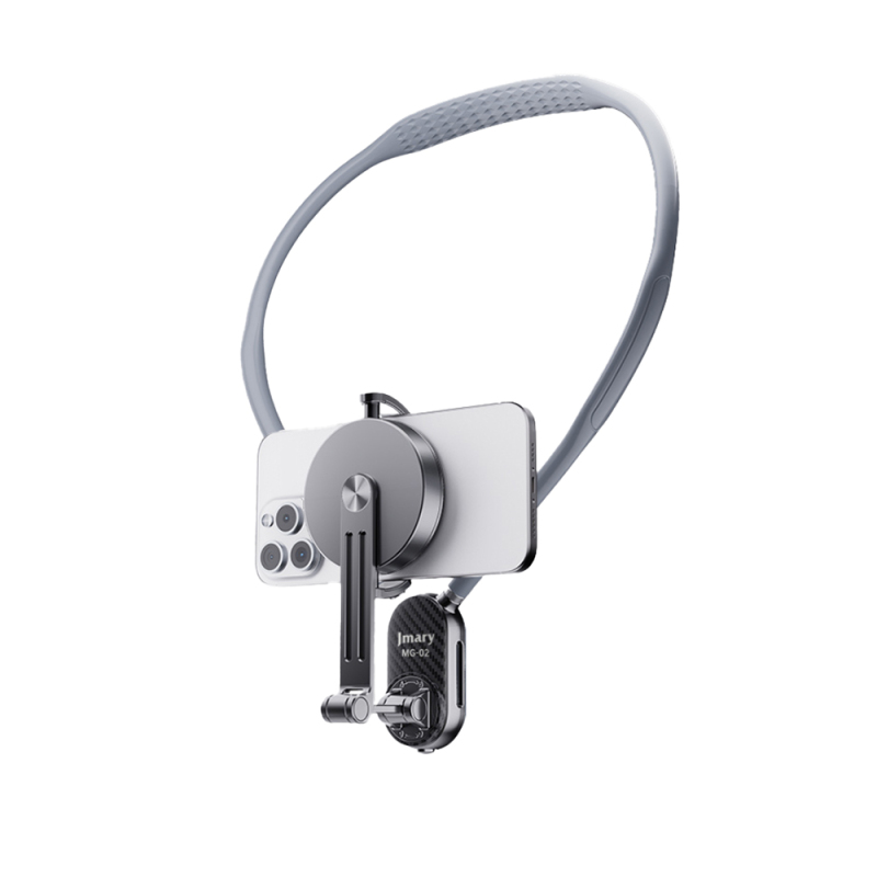 Jmary MG-02 2in1 Hands Free Magnetic Neck Strap Phone Holder - 1