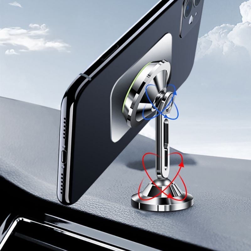 Jmary MH-76 360 Degree Rotating Magnetic Flat Floor Car Phone Holder - 7