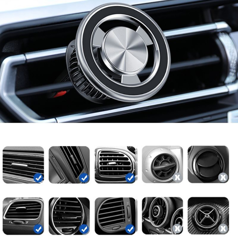 Jmary MH-77 Magnetic 360 Degree Rotating Head Phone Holder Ventilation Design - 9