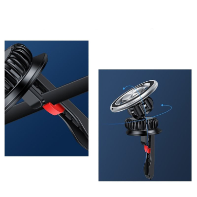 Jmary MH-77 Magnetic 360 Degree Rotating Head Phone Holder Ventilation Design - 10