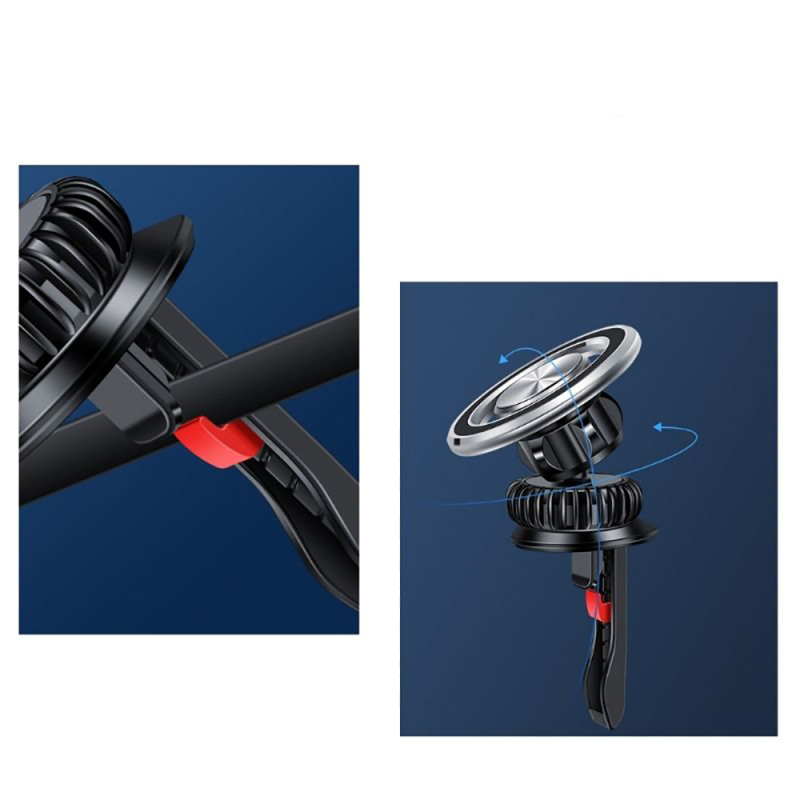 Jmary MH-77 Magnetic 360 Degree Rotating Head Phone Holder Ventilation Design - 10