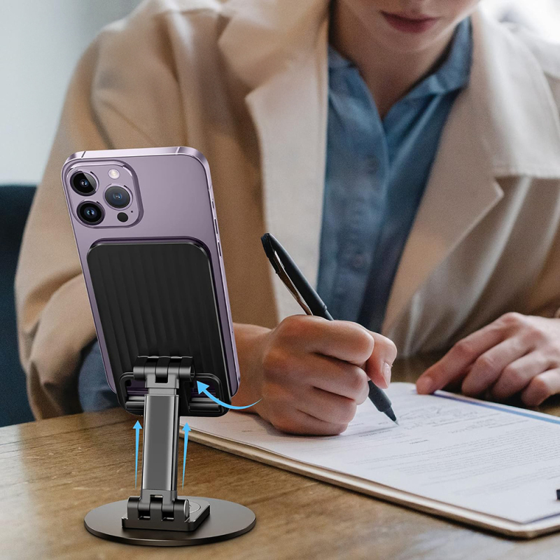 Jmary MK-59 Adjustable Foldable 360 ​​Degree Rotating Phone and Tablet Stand - 7