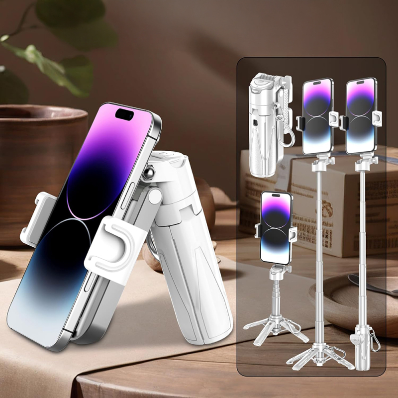 Jmary MT-18 360 Degree Rotating Remote Selfie Stick and Tripod - 6