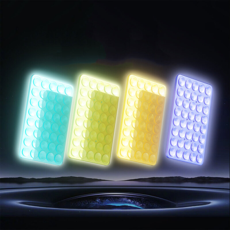 Kare Öpücüklü 02 Phosphorescent Silicone Phone Holder - 3