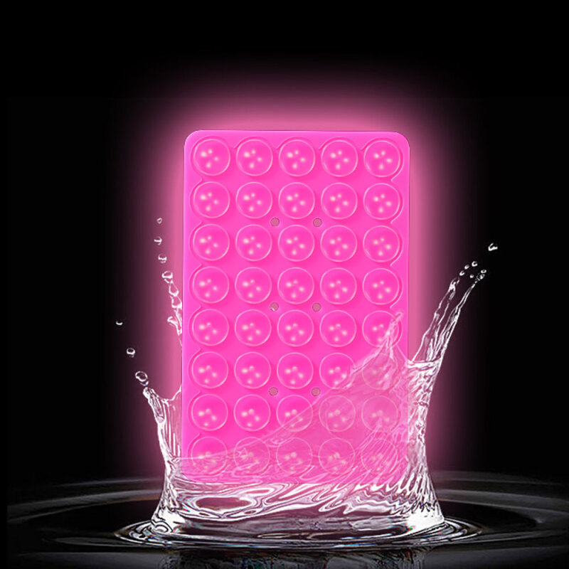 Kare Öpücüklü 02 Phosphorescent Silicone Phone Holder - 6