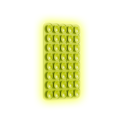 Kare Öpücüklü 02 Phosphorescent Silicone Phone Holder - 1