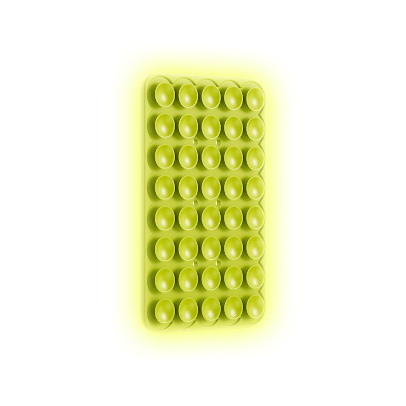 Kare Öpücüklü 02 Phosphorescent Silicone Phone Holder - 1