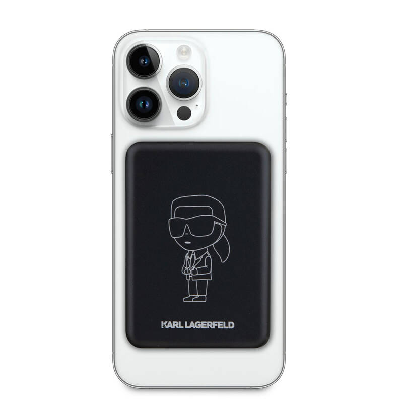 Karl Lagerfeld Led Işıklı Göstergeli Magsafe Magnetik Orjinal Lisanslı Powerbank 3000 Mah - 5