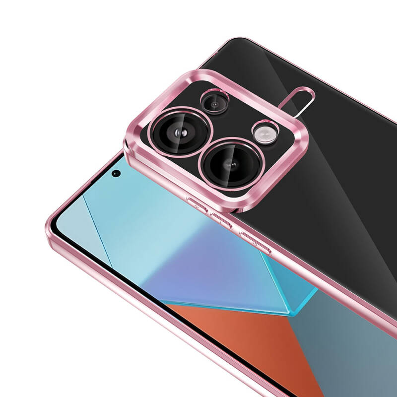 Xiaomi Redmi Note 13 Pro 4G Kılıf Kamera Korumalı Logo Gösteren Zore Omega Kapak - 6