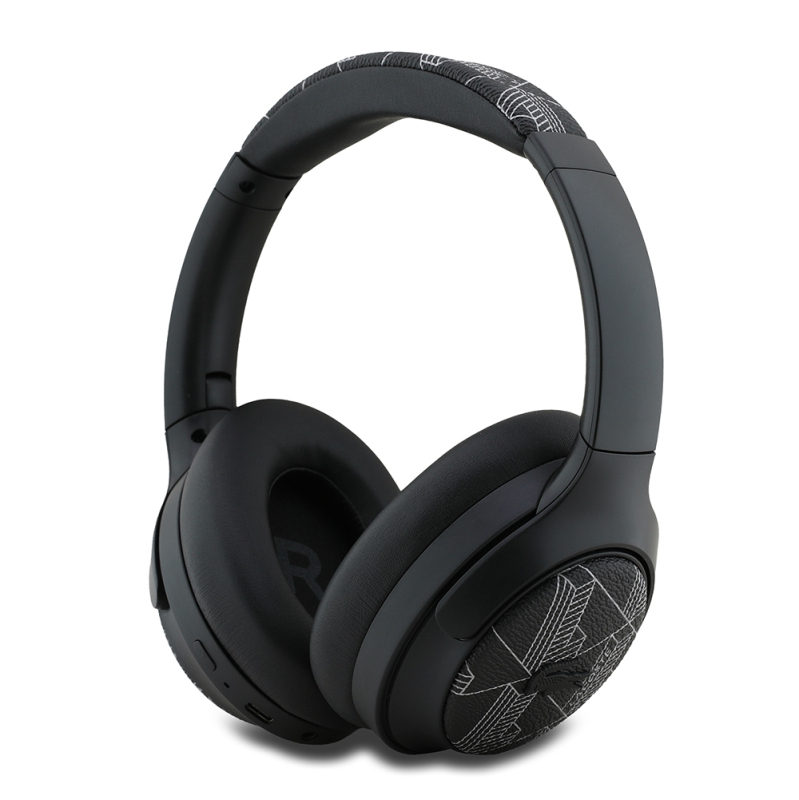 Lacoste Original Licensed LH01 ANC Foldable Carrying Bag Over-Ear Bluetooth Headphones v5.4 - 1